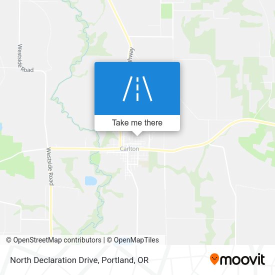 North Declaration Drive map