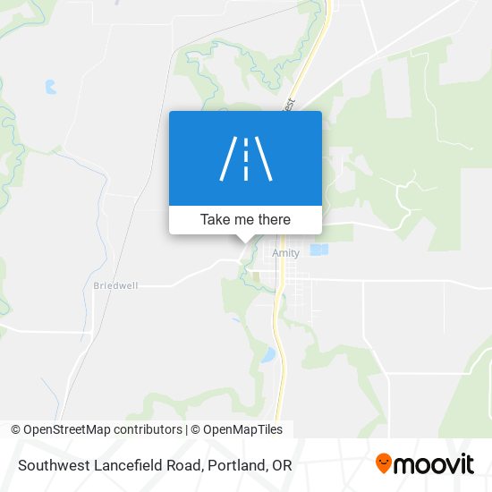 Southwest Lancefield Road map