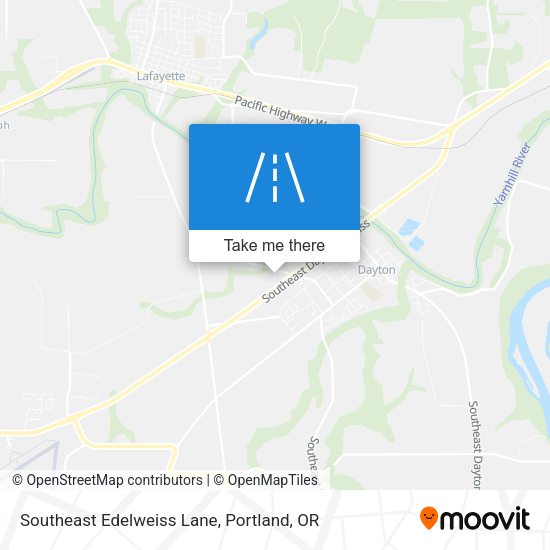 Southeast Edelweiss Lane map