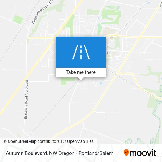 Mapa de Autumn Boulevard