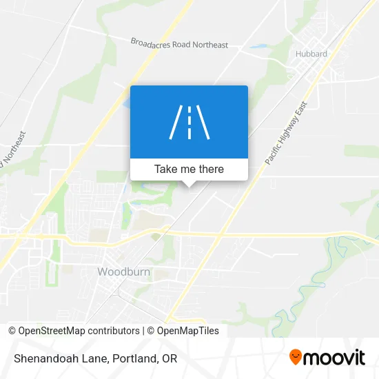 Mapa de Shenandoah Lane