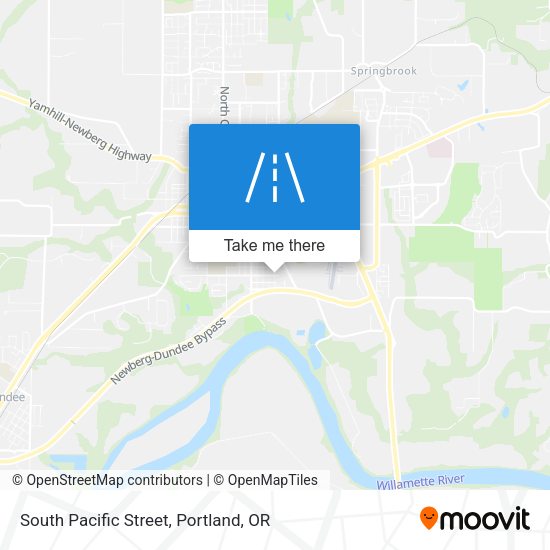 South Pacific Street map