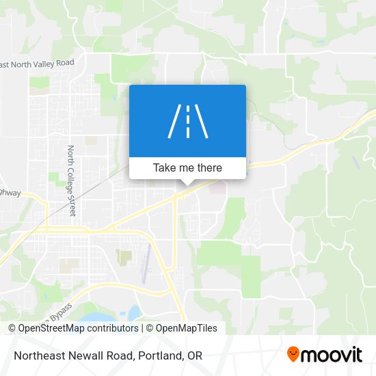 Northeast Newall Road map