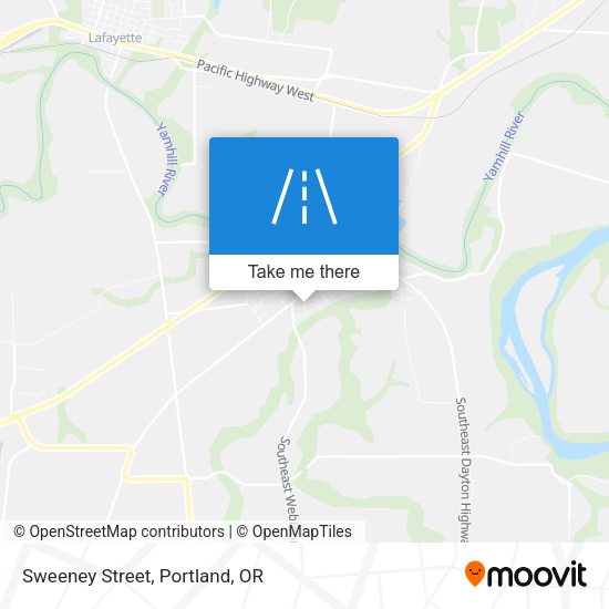 Mapa de Sweeney Street