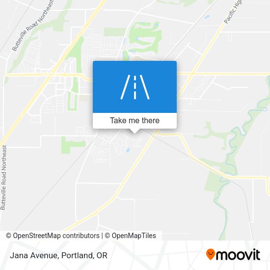 Jana Avenue map