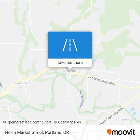 North Market Street map