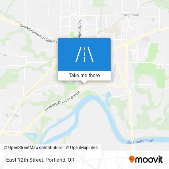 Mapa de East 12th Street