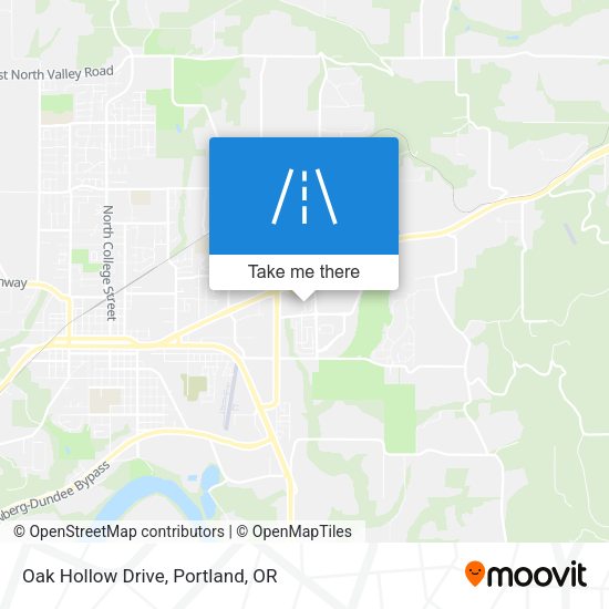 Mapa de Oak Hollow Drive