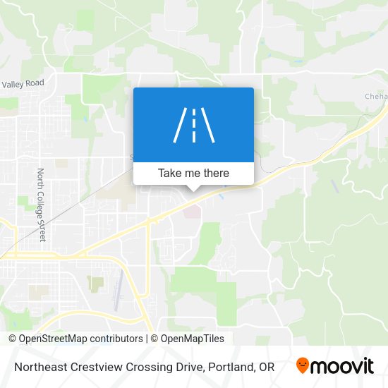 Mapa de Northeast Crestview Crossing Drive