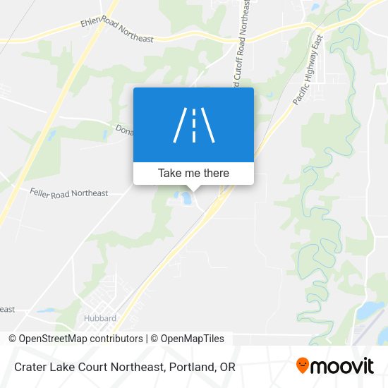 Crater Lake Court Northeast map