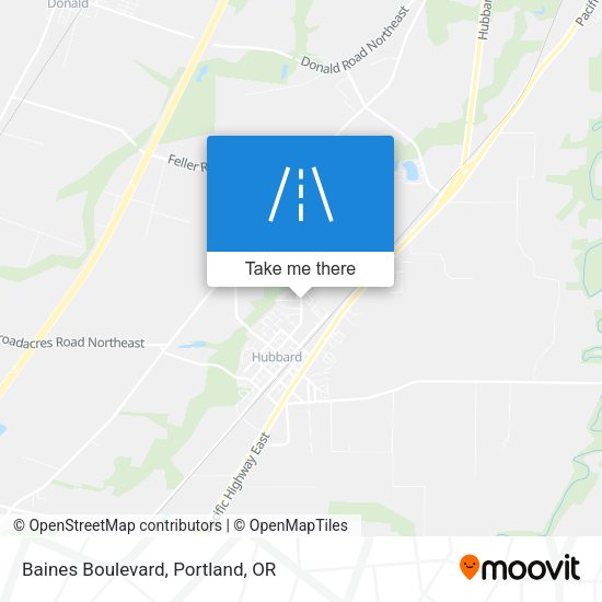 Mapa de Baines Boulevard
