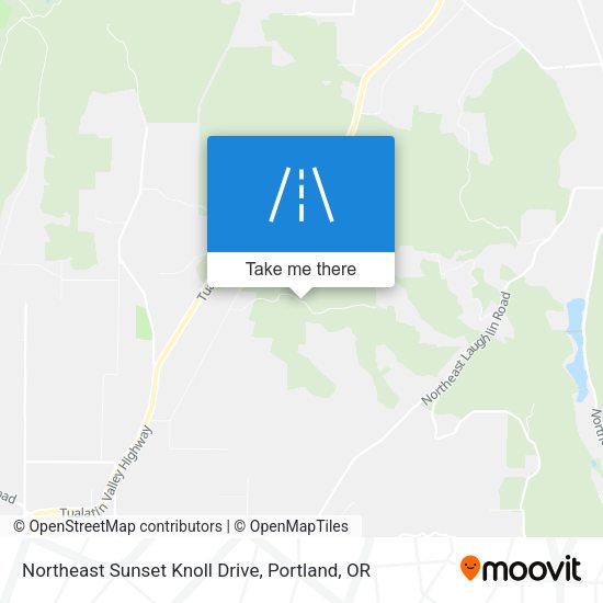 Northeast Sunset Knoll Drive map