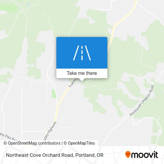 Northeast Cove Orchard Road map