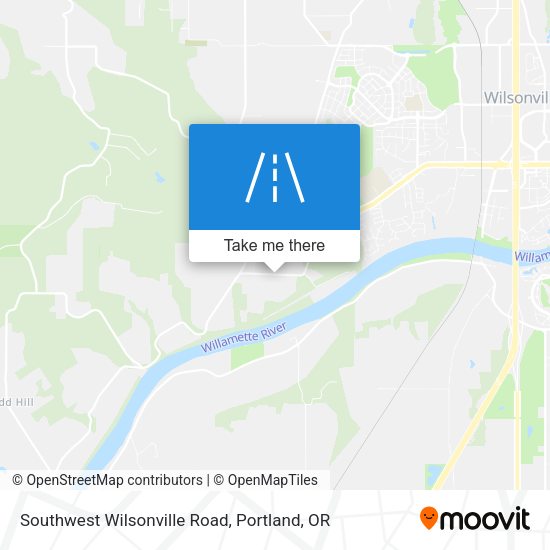 Mapa de Southwest Wilsonville Road