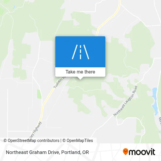Northeast Graham Drive map
