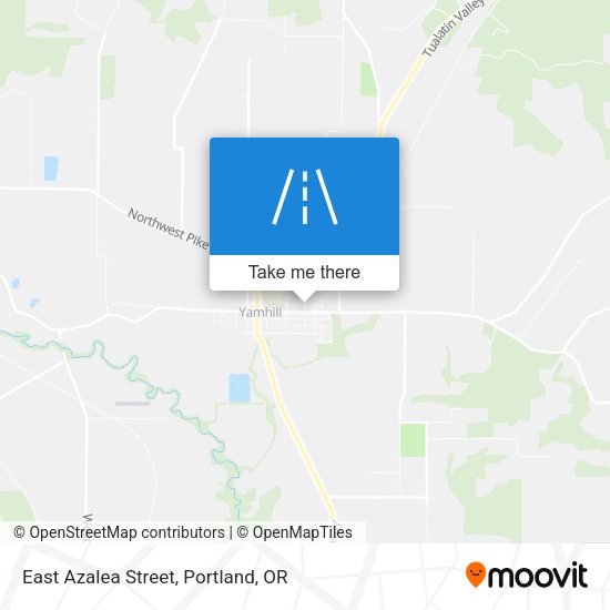 East Azalea Street map