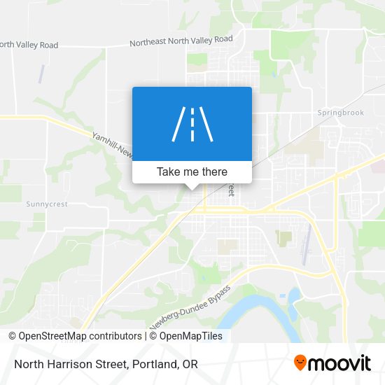 North Harrison Street map
