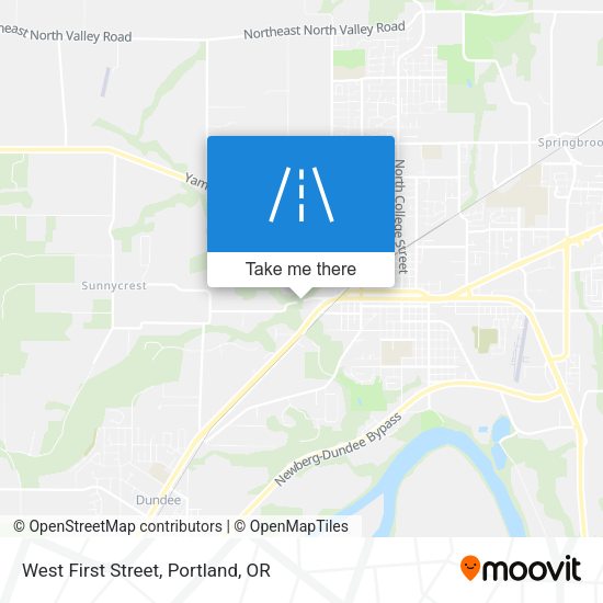 Mapa de West First Street
