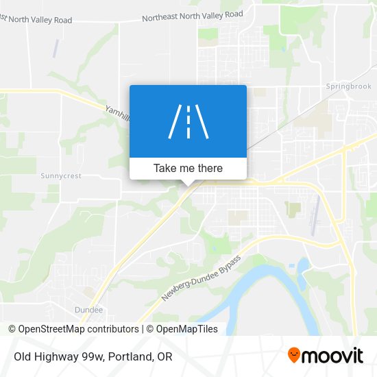 Mapa de Old Highway 99w
