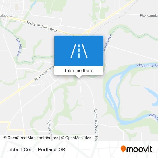 Tribbett Court map