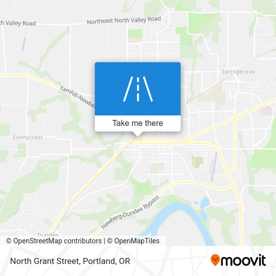 North Grant Street map