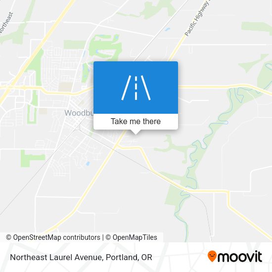 Northeast Laurel Avenue map