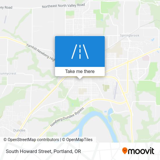 Mapa de South Howard Street