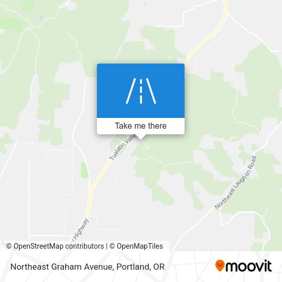 Northeast Graham Avenue map