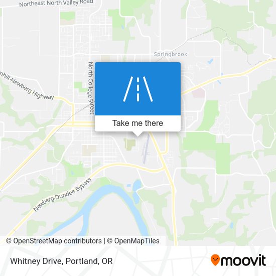 Mapa de Whitney Drive