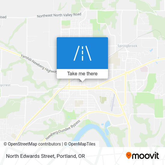 Mapa de North Edwards Street