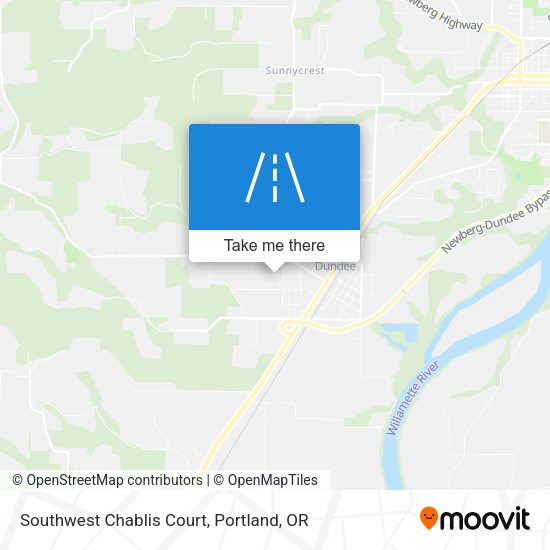 Southwest Chablis Court map