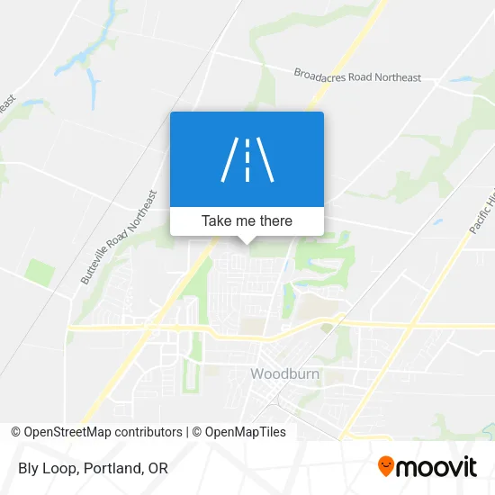 Bly Loop map