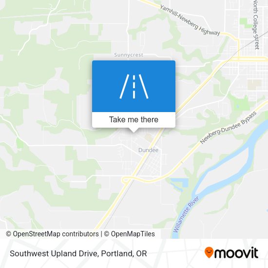 Southwest Upland Drive map