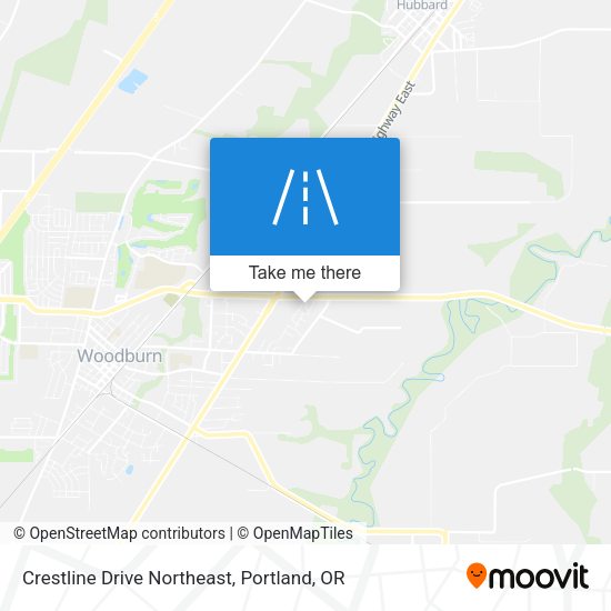 Crestline Drive Northeast map
