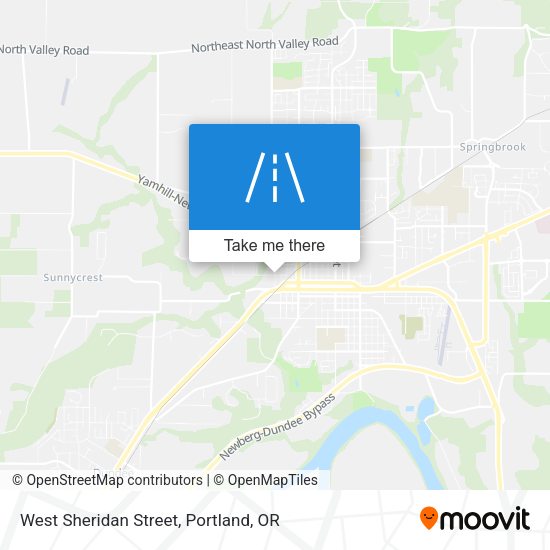 West Sheridan Street map