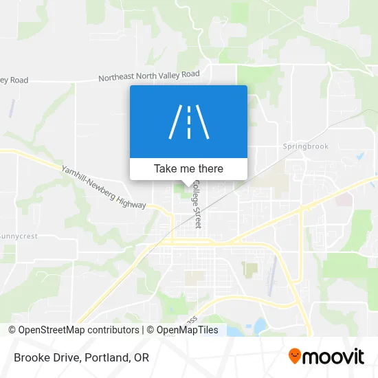 Brooke Drive map