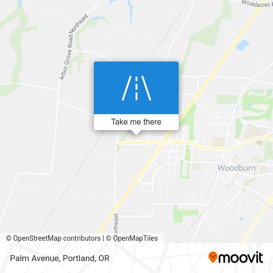 Mapa de Palm Avenue