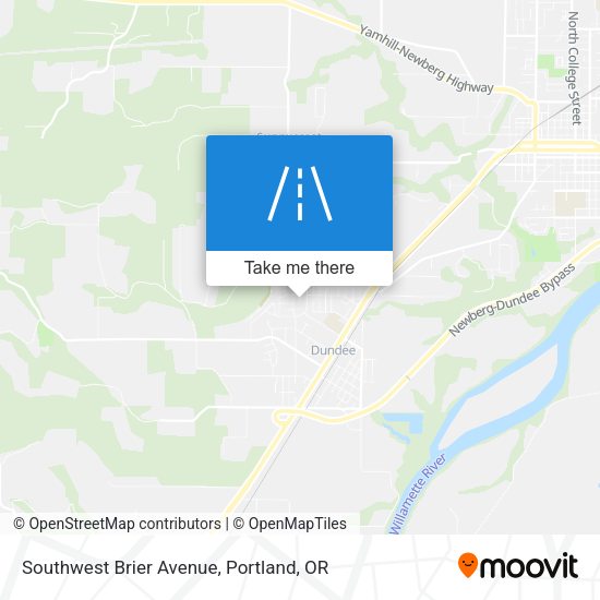 Mapa de Southwest Brier Avenue