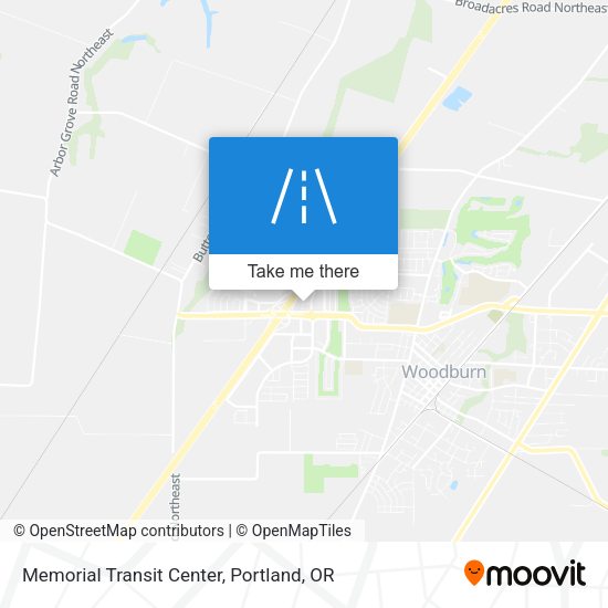 Memorial Transit Center map