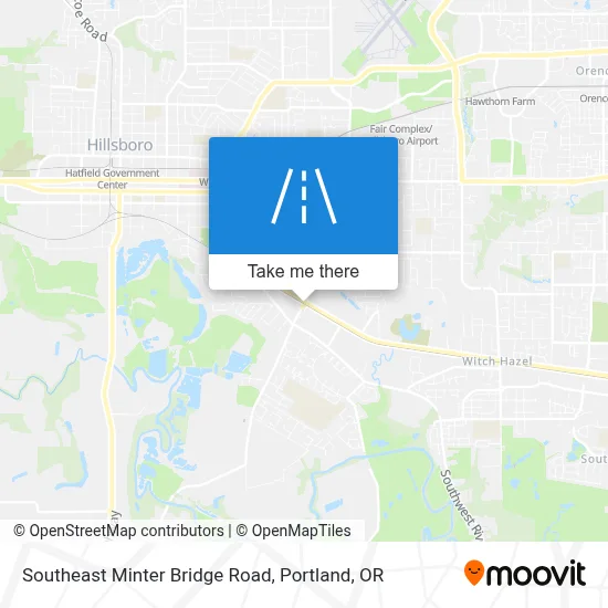 Southeast Minter Bridge Road map