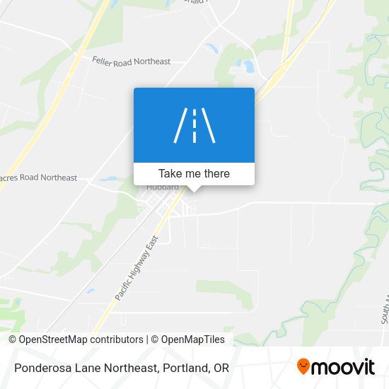Mapa de Ponderosa Lane Northeast