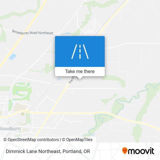 Dimmick Lane Northeast map