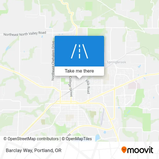 Barclay Way map
