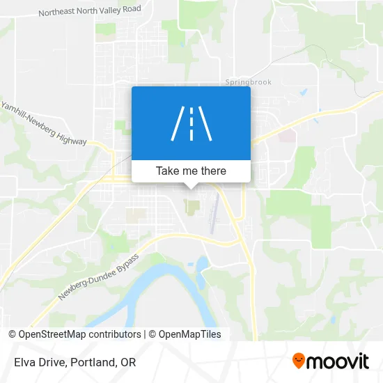 Elva Drive map