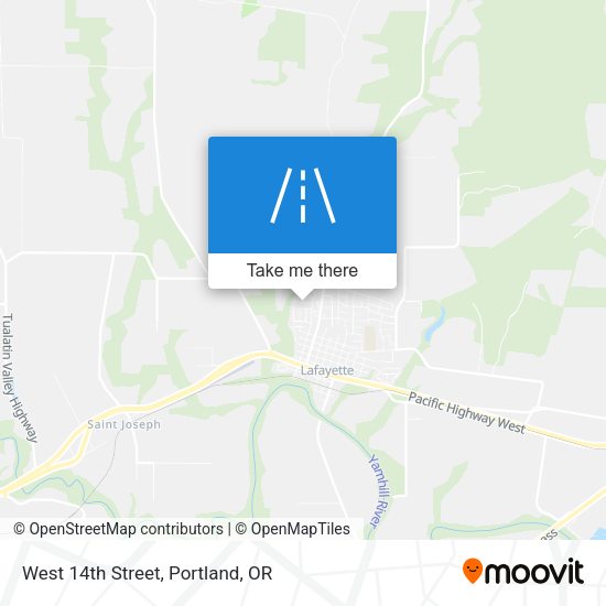 Mapa de West 14th Street