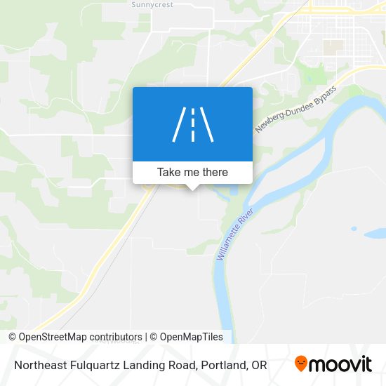 Northeast Fulquartz Landing Road map