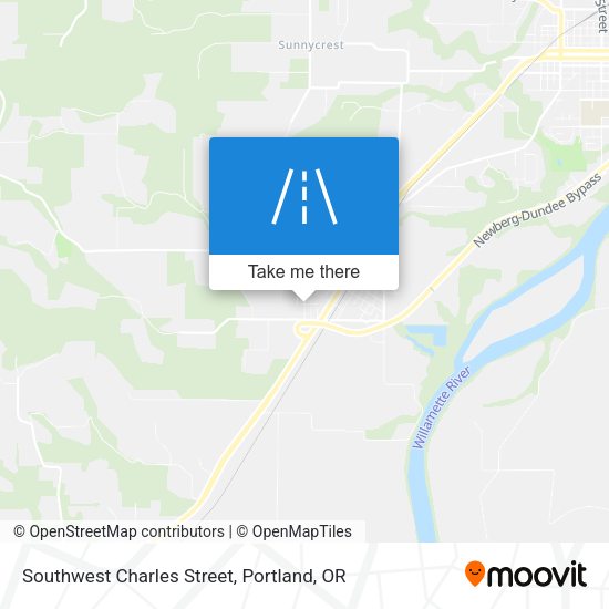 Southwest Charles Street map