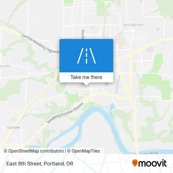 Mapa de East 8th Street