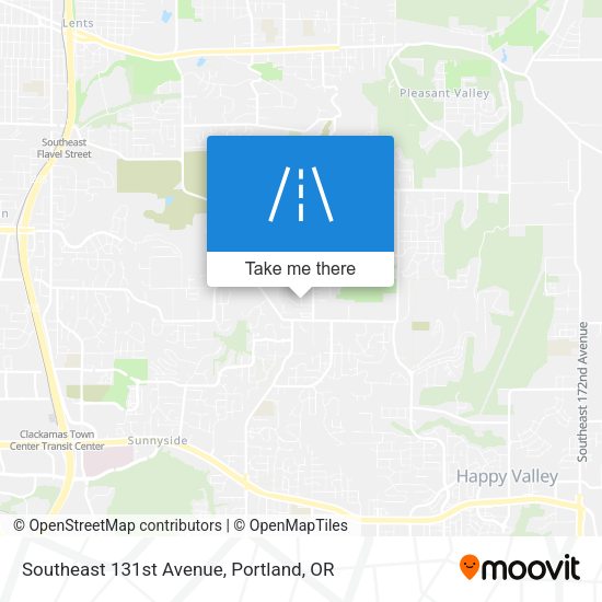 Southeast 131st Avenue map