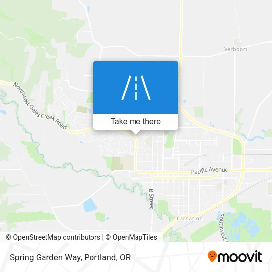 Spring Garden Way map